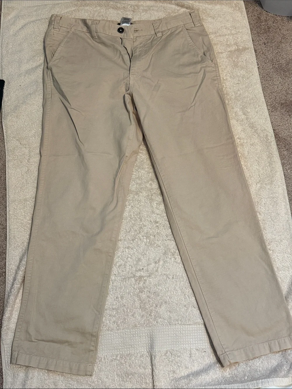 Northwest Territory Men's Straight Chinos in Light Khaki 34 x 30